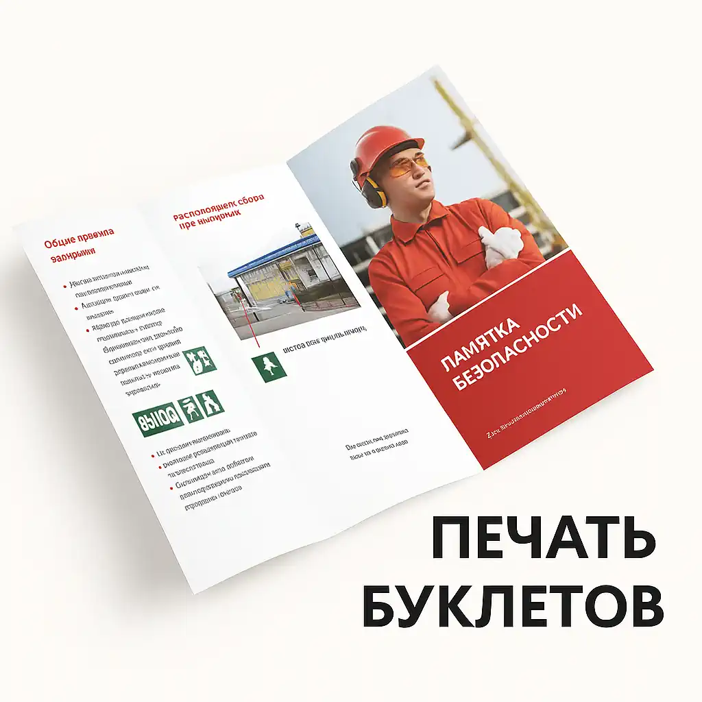 Складные буклеты tri-fold