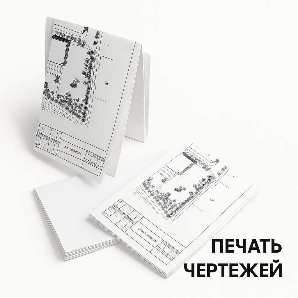Широкоформатная печать чертежей