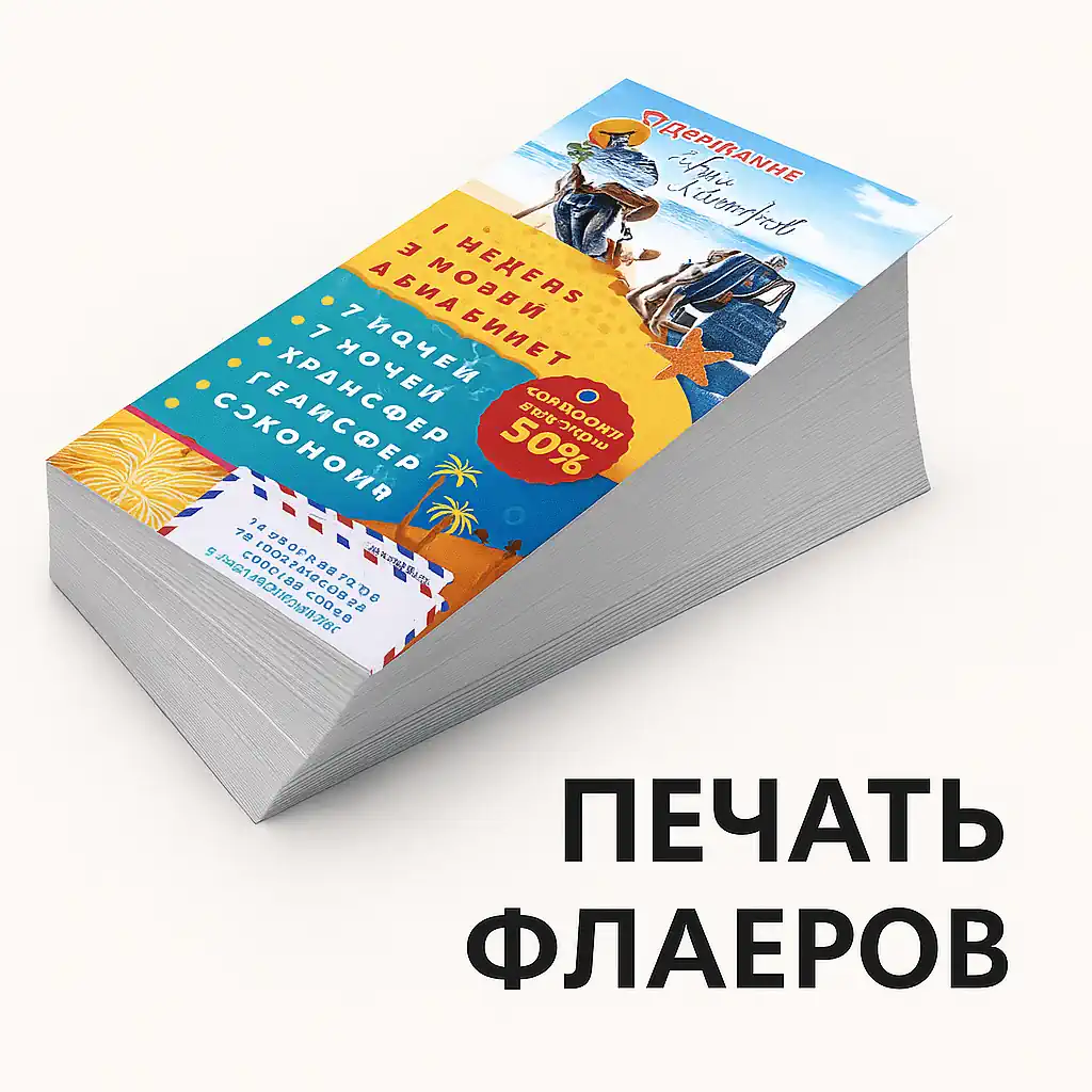 Яркие флаеры для промо-акций