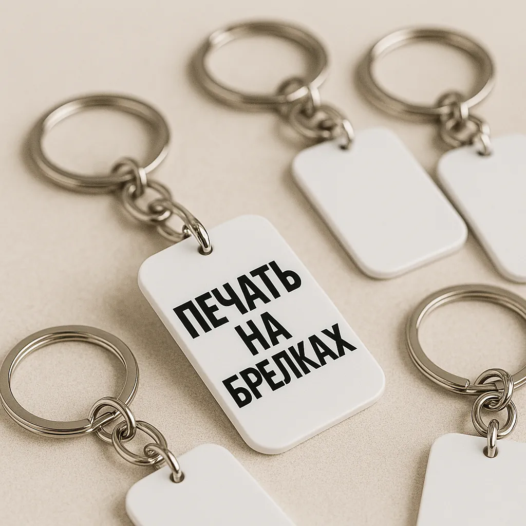 Брелок с фирменным логотипом