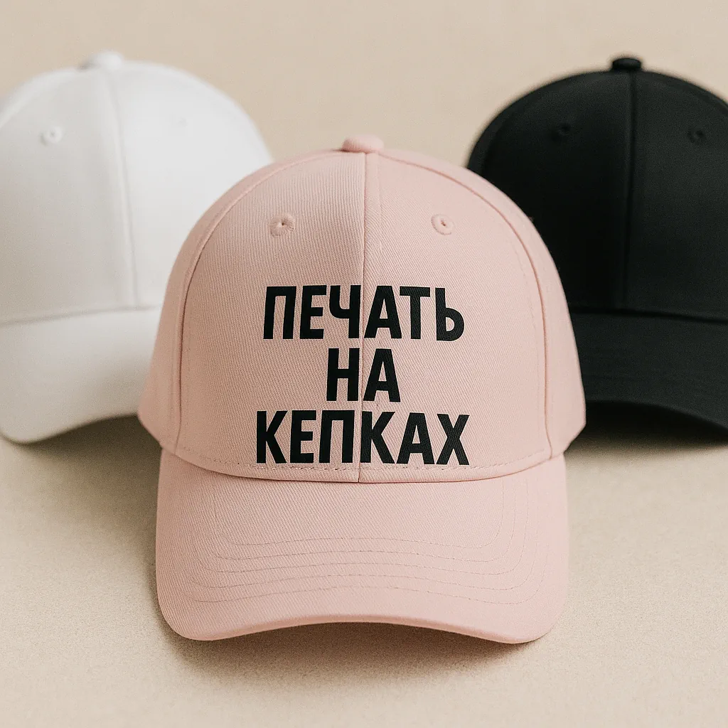 Кепка с нанесением логотипа