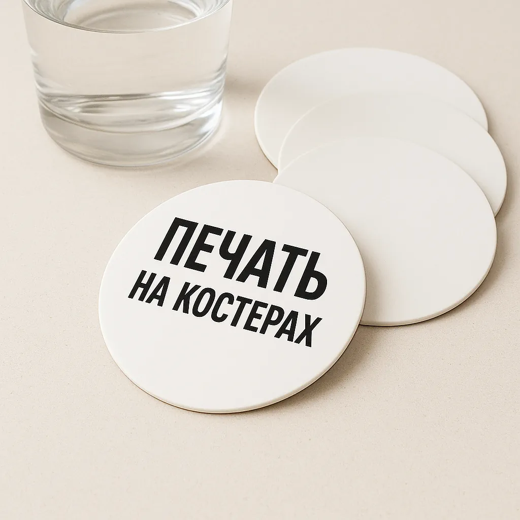 Костер с логотипом