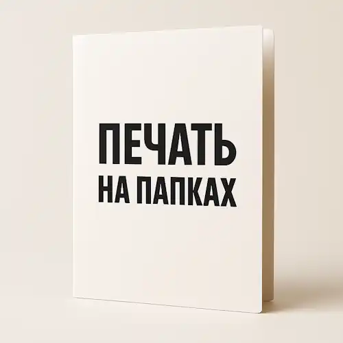 Фирменные папки с логотипом