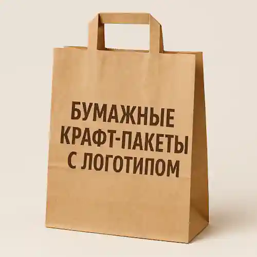 Бумажные крафт-пакеты с логотипом