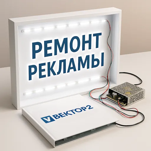 Ремонт наружной рекламы